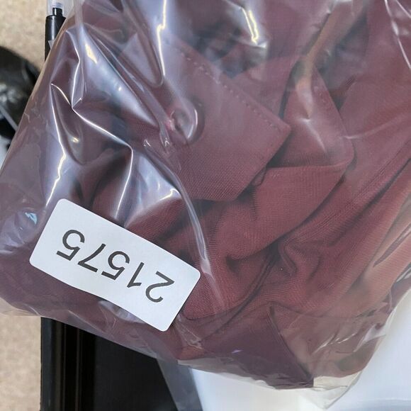 Susan Graver Shirt Women L Large Red Button Up Long Sleeve Collared Blouse - Picture 9 of 9